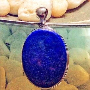 Lapis Lazuli pendant from Afghanistan, AAA grade quality. Brand new, never worn.